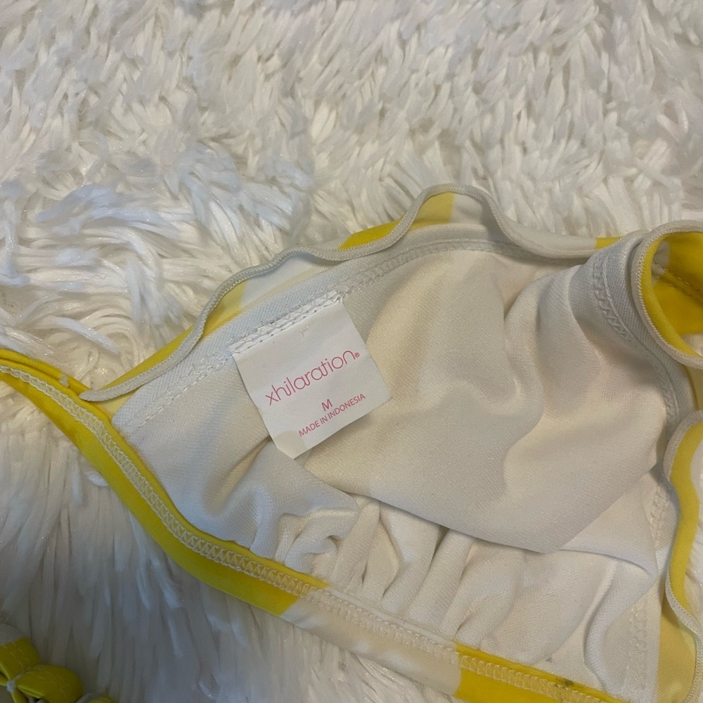 Yellow Polka Dot Bikini Set - Picture 8 of 9
